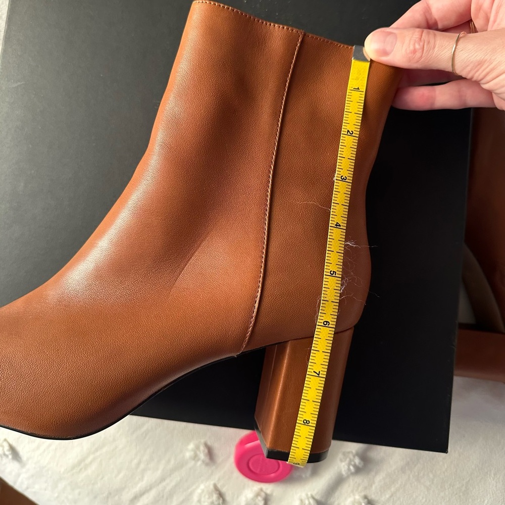 J. Crew Sadie Pointed-Toe Boots in Warm Sepia Leather, size 9 - Picture 8 of 15